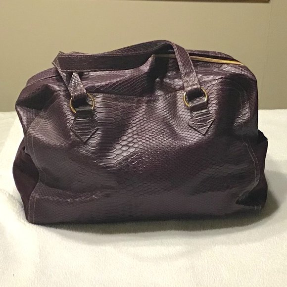 COPY - Purple Large Tote Shoulder Bag - Picture 2 of 5